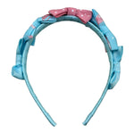 Daga Collection Cerchietto Tinta Unita con Fiocchi per Bambina A25007 AZZURRO DAGA COLLECTION 