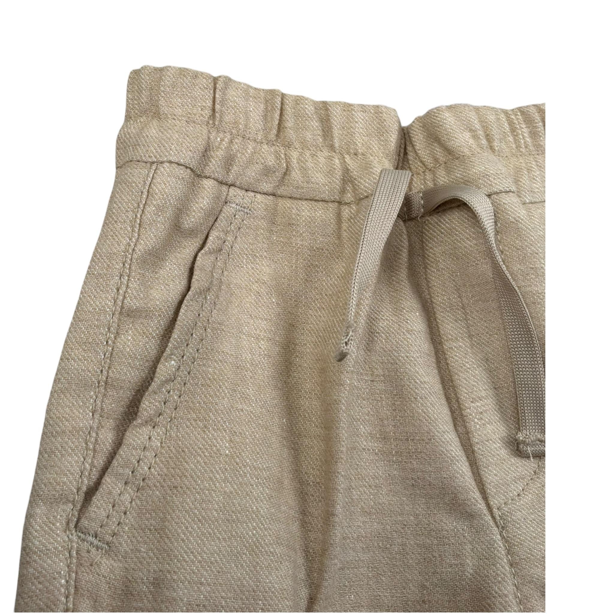 Jeckerson Pantalone Tinta Unita Ocon Elastico In Vita per Neonato JN4054 BEIGE JECKERSON 