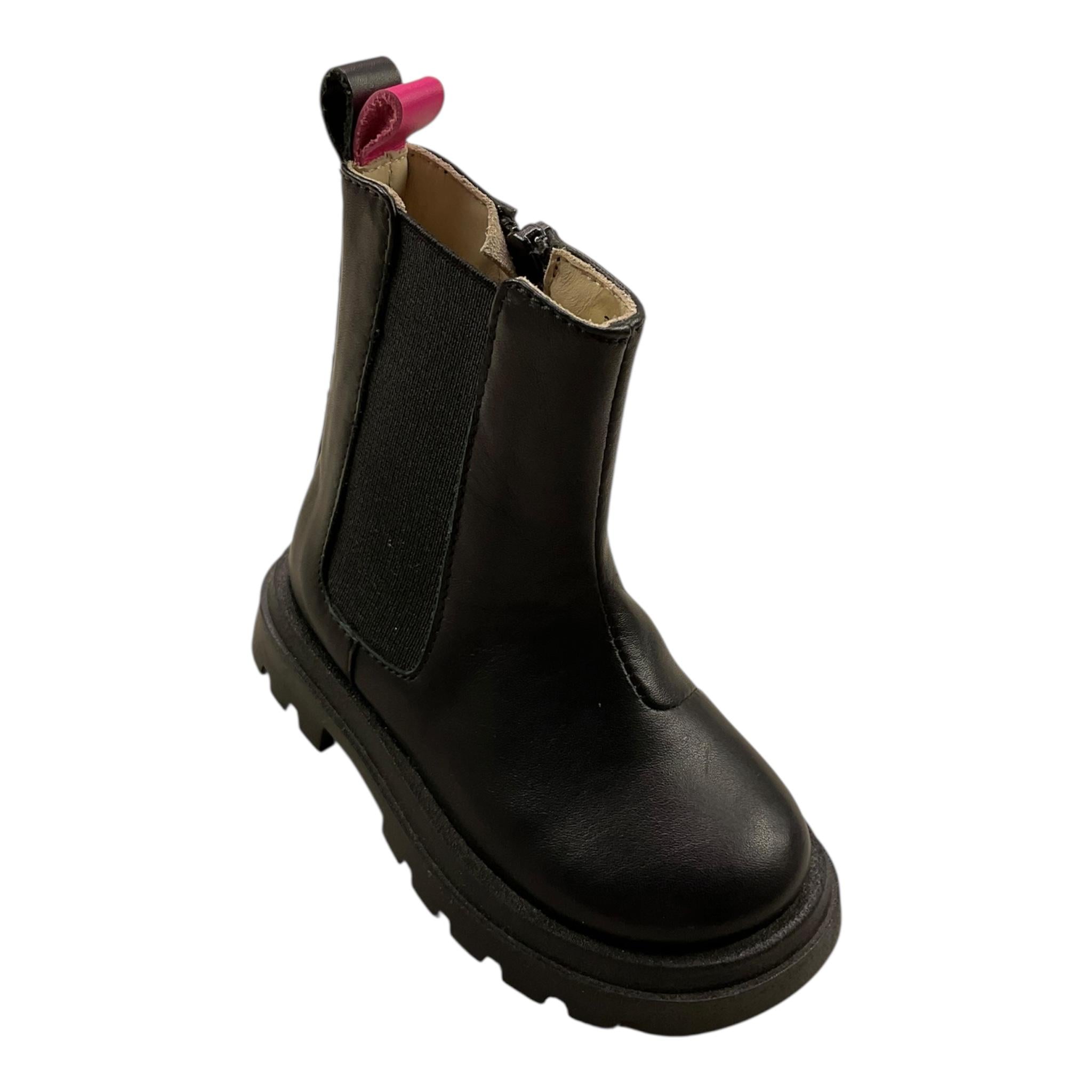 FLORENS LE PICCOLE stivale tinta unita con suola in gomma Nero per Neonata E5660 NERO FLORENS LE PICCOLE 