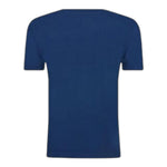 Guess T-Shirt Girocollo Tinta Unita con Stampa per Neonato N3GI02K8HM0 BLU GUESS 