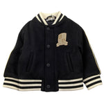 EMPORIO ARMANI giubbino tinta unita modello college Nero per Neonato 6DHBJ7 NERO EMPORIO ARMANI 