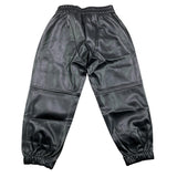 DIXIE pantalone in ecopelle tinta unita Nero per Bambina PHT3200G67 NERO DIXIE 