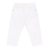 Trussardi Pantalone Tinta Unita con Elastico In Vita per Bambino TIP25060PAXXJ BIANCO TRUSSARDI 