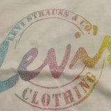 Levi'S T-Shirt Tinta Unita Girocollo con Stampa per Neonata 3EH190 PANNA LEVI'S 