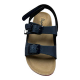 Pepe Jeans Sandalo Tinta Unita con Logo per Bambino PBS90056 BLU PEPE JEANS 