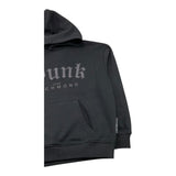 JOHN RICHMOND felpa chiusa con cappuccio tinta unita con stampa Nero per Bambino RBA25021FE NERO JOHN RICHMOND 