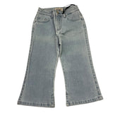 Fracomina Jeans Tinta Unita Modello A Zampa per Bambina FM0839 AZZURRO FRACOMINA 