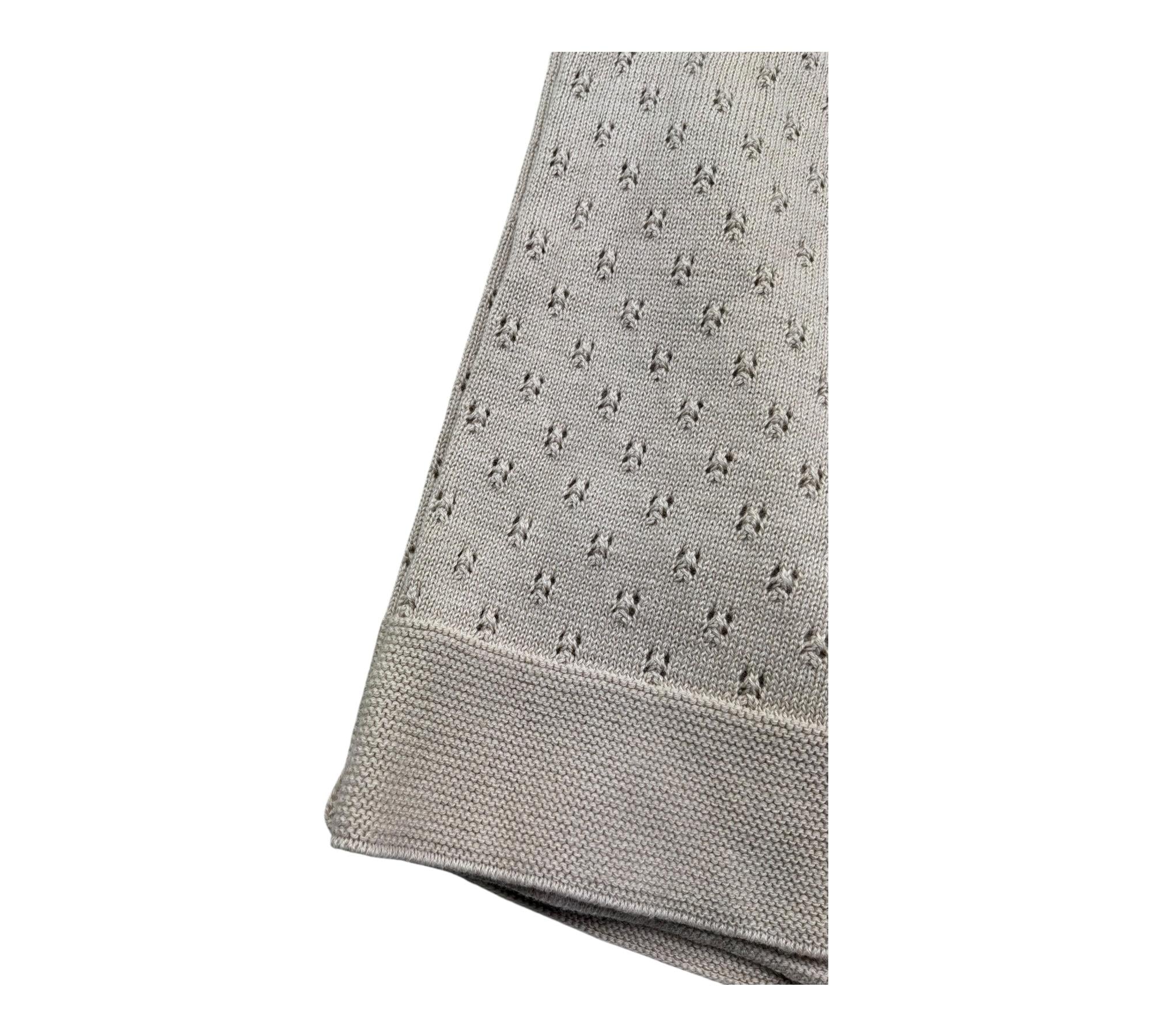 Le Bebe Coperta Tinta Unita Trafori per Neonato LBG6266 BEIGE LE BEBE 