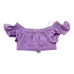 Twinset Completo Short-Top Tinta Unita con Logo per Neonata 251GJ2422 VIOLA TWINSET 