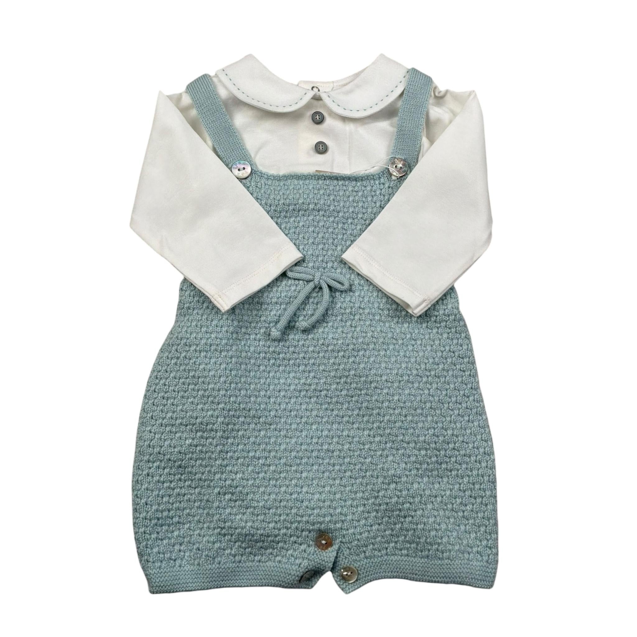 Paz Rodriguez Completo 2 Pezzi Body-Salopette per Neonato 007112137 VERDE PAZ RODRIGUEZ 