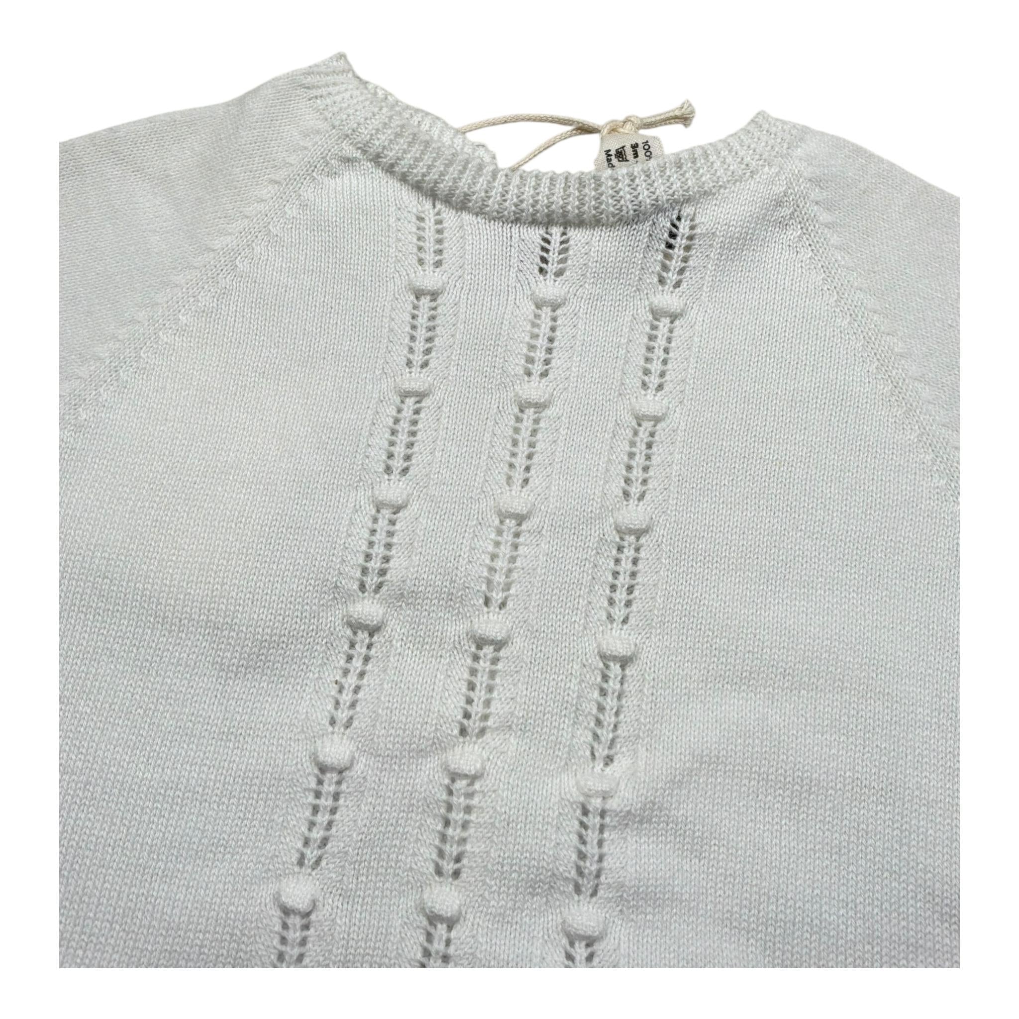 Wedoble Pagliaccetto Mezza Manica Tinta Unita per Neonato V2501305R BIANCO WEDOBLE 