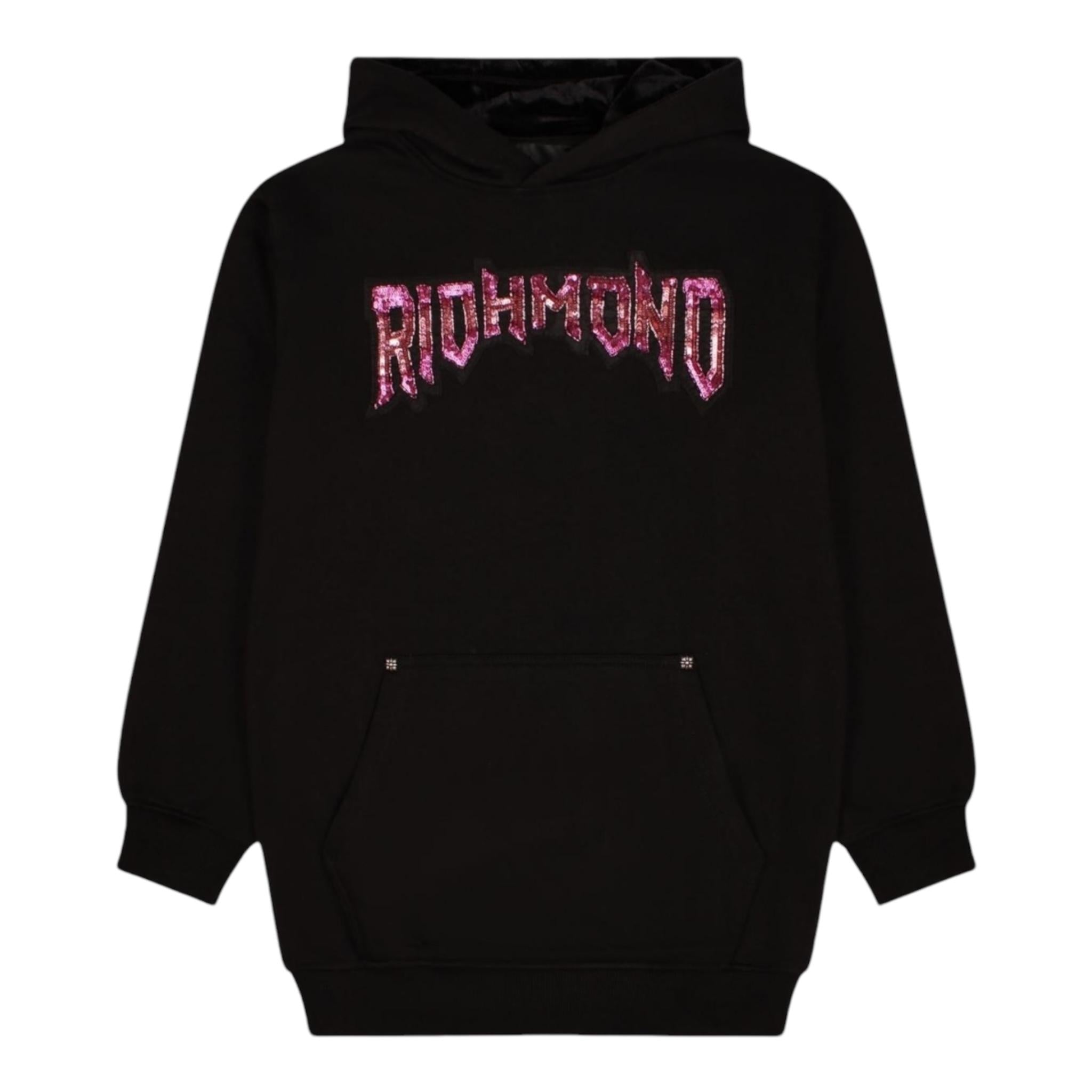 JOHN RICHMOND abito modello felpa tinta unita Nero per Bambina RGA24077FEJ NERO JOHN RICHMOND 