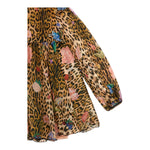 ROBERTO CAVALLI abito manica lunga fantasia maculata Beige per Neonata TJT104 BEIGE ROBERTO CAVALLI 