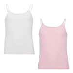 Ralph Lauren Set 2 Canotte Bicolore per Bambina 4P5000 BIANCO/ROSA RALPH LAUREN 