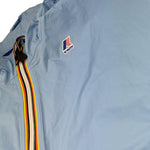 K-Way Mantella Tinta Unita con Zip E Cappuccio per Bambino K2148QW AZZURRO K-WAY 
