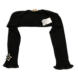 Elisabetta Franchi Coprispalle Tinta Unita per Bambina EFMA25 NERO ELISABETTA FRANCHI 