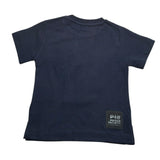 Cesare Paciotti T-Shirt Gitocollo Tinta Unita con Stampa per Neonato TSP0139N BLU CESARE PACIOTTI 