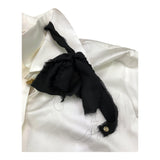 ELISABETTA FRANCHI camicia manica lunga tinta unita cn applicazione Bianco per Bambina EFCA164 BIANCO ELISABETTA FRANCHI 