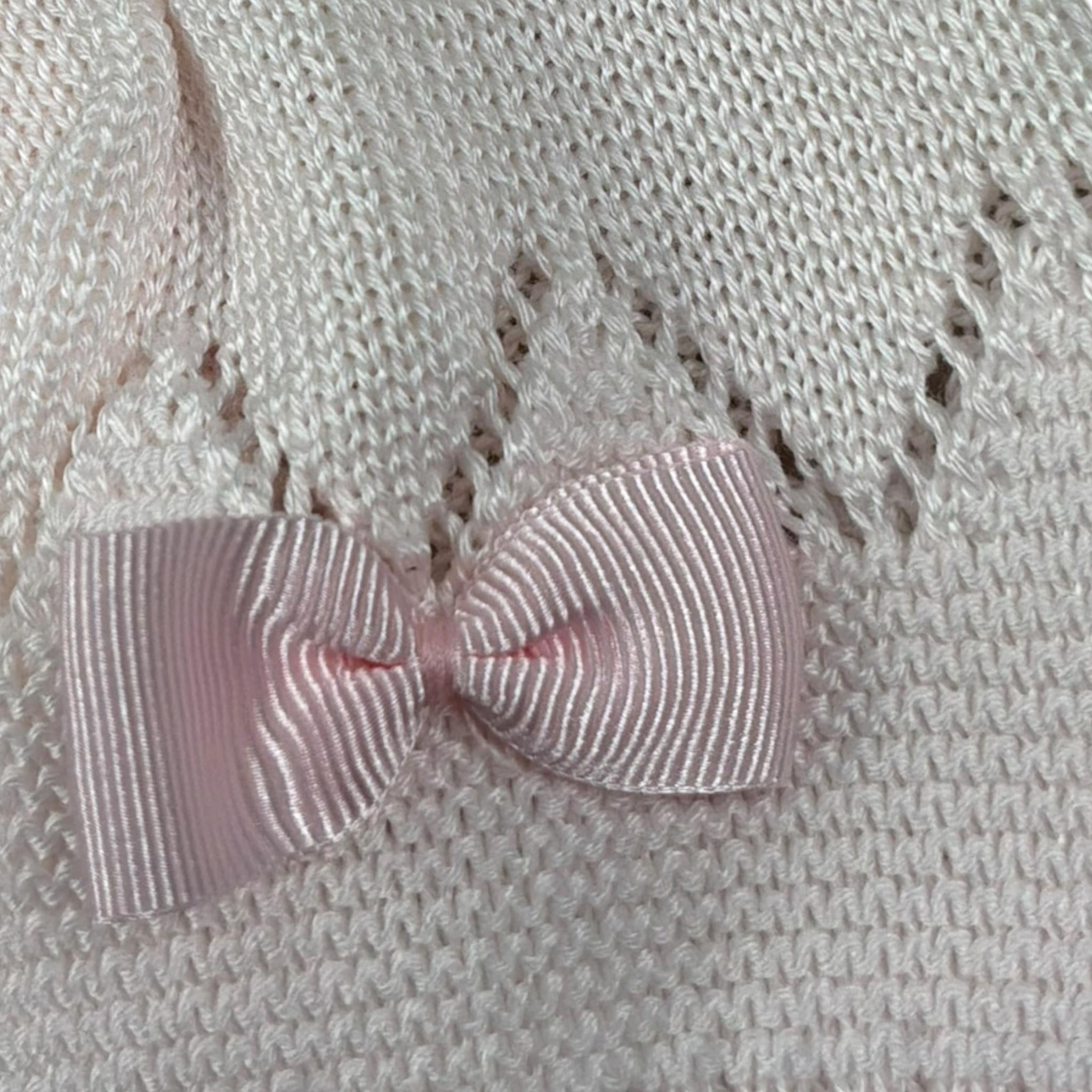 Bimbalo' Cappello Tinta Unita con Ricami per Neonata 7579 ROSA BIMBALO' 