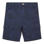 Guess Bermuda Tinta Unita con Girovita Regolabile per Neonato N3GD12WFCB0N BLU GUESS 