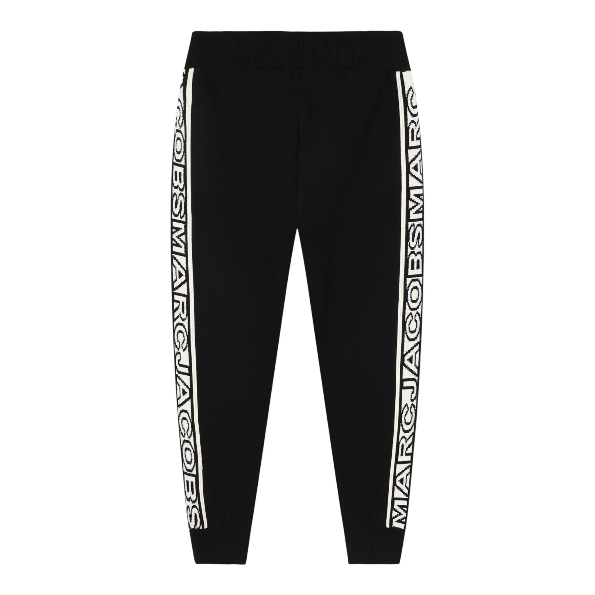 MARC JACOBS pantalone modello tuta tinta unita con stampa Nero per Bambino W60307 NERO MARC JACOBS 
