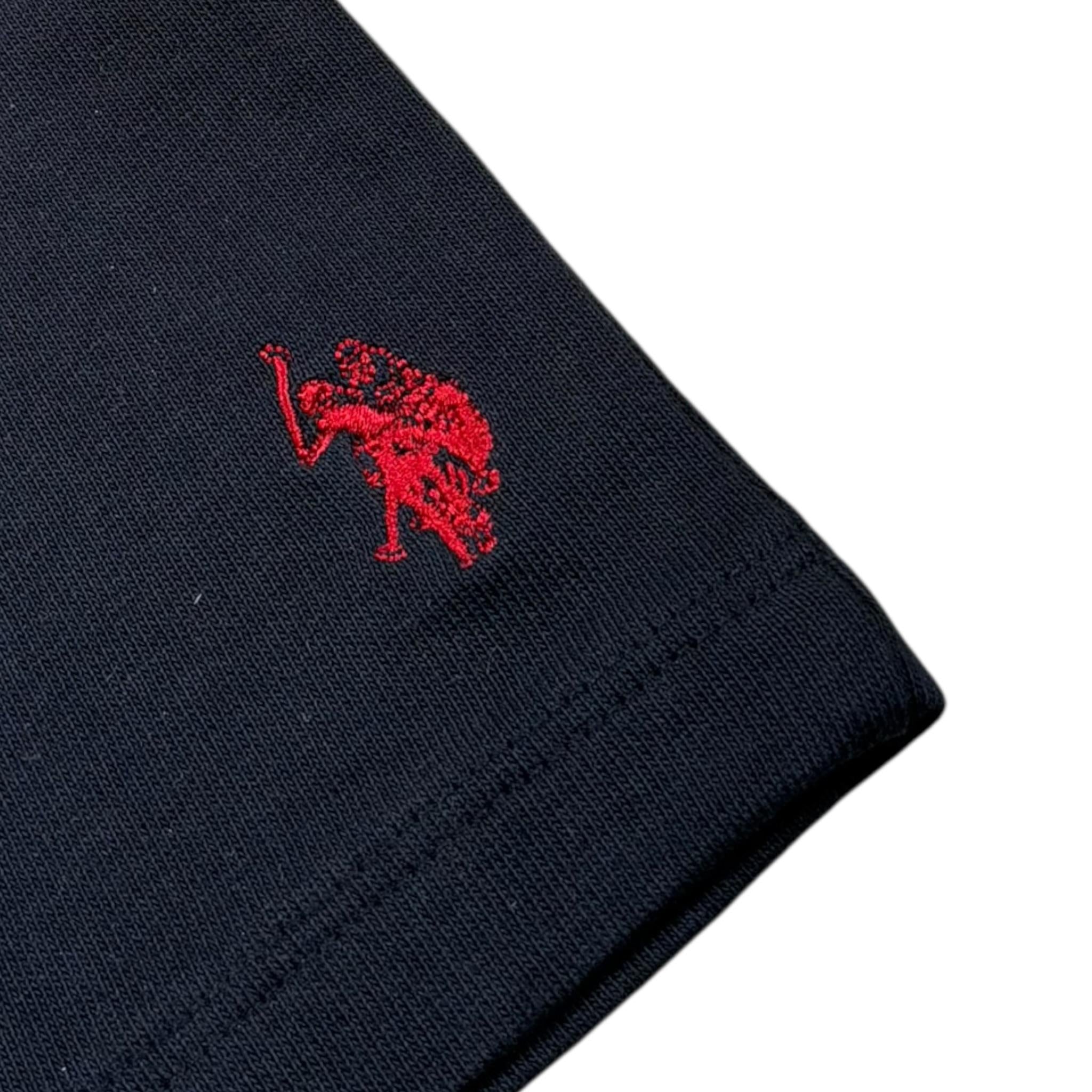 U.S. Pollo Assn Bermuda Tinta Unita In Tuta per Bambino 61366 BLU U.S. POLLO ASSN 