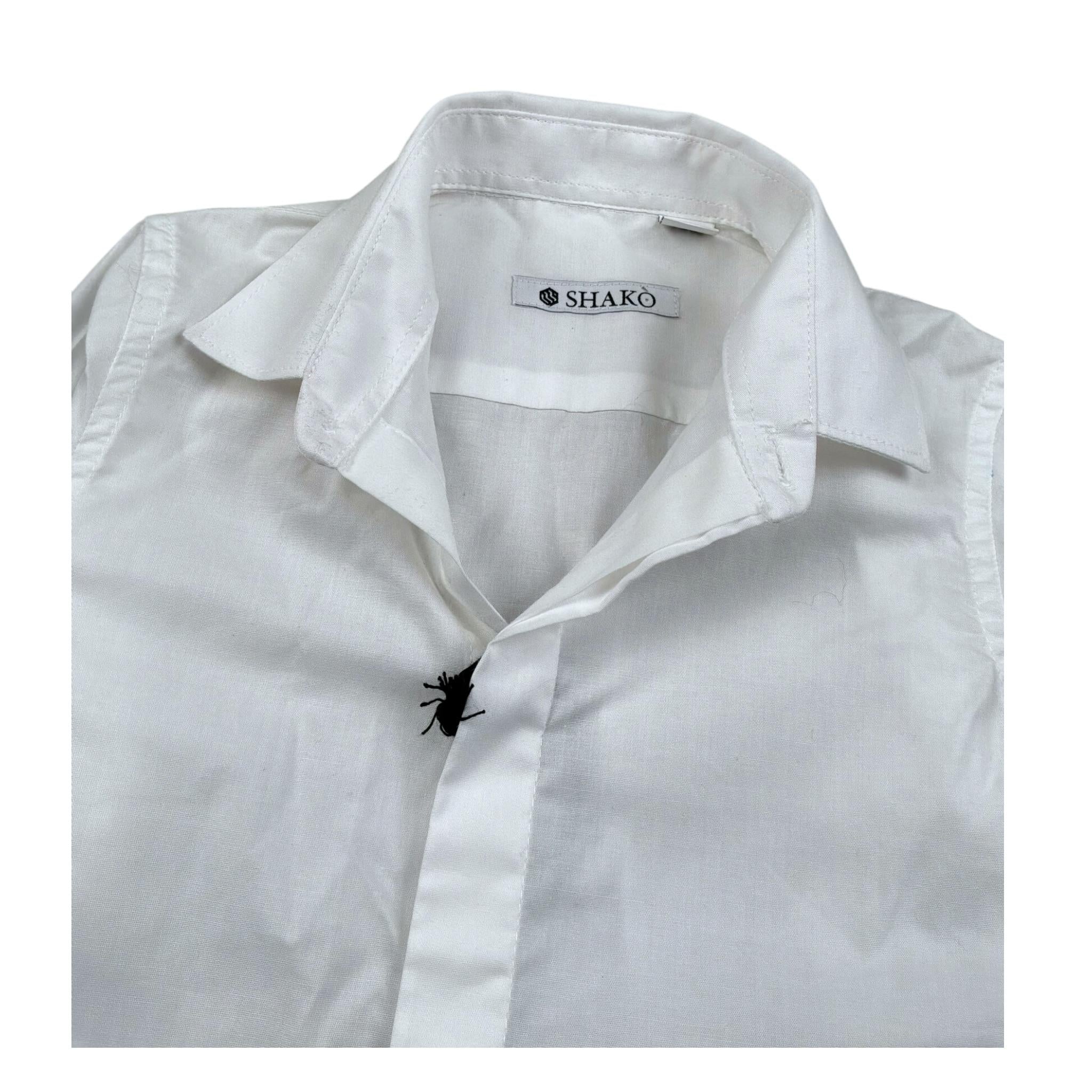 Shako' Camicia Manica Lunga Tinta Unita per Neonato CMSH2 PANNA SHAKO' 