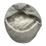 DILU' cappello tinta unita modello coppola con microfantasia Bianco per Neonato I22804 BIANCO DILU' 