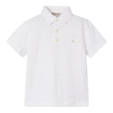 Mayoral Camicia Tinta Unita con Microfantasia per Bambino 3101 PANNA MAYORAL 