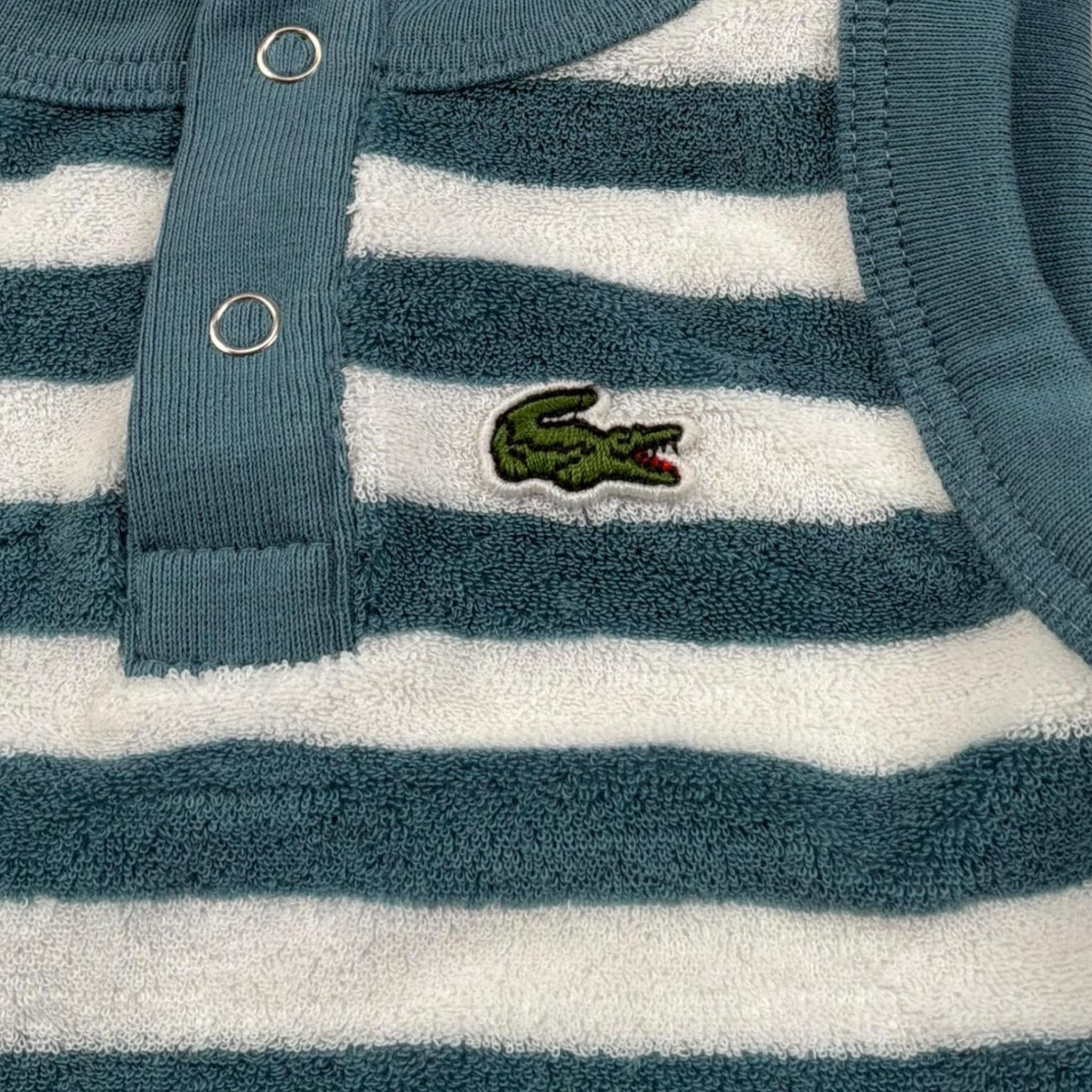 Lacoste Pagliaccetto Bicolore Fantasia A Righe per Neonato 4J8488 BIANCO LACOSTE 