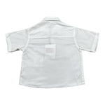 I'M Brian Camicia Mezza Manica Tinta Unita per Neonato CA2123J BIANCO I'M BRIAN 