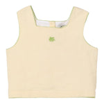 Etro Top Giromanica Tinta Unita con Logo per Bambina GW5A72 PAGLIA ETRO 