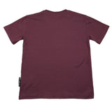 JOHN RICHMOND t-shirt girocollo tinta unita con stampa logo Bordeaux per Bambino RBA25051TS BORDEAUX JOHN RICHMOND 
