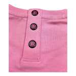 John Richmond T-Shirt Girocollo Tinta Unita con Stampa per Neonata RISP24018TS ROSA JOHN RICHMOND 