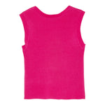 Liu Jo Canotta Tinta Unita A Costine per Bambina GA4037 FUXIA LIU JO 