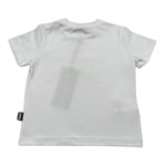 Daniele Alessandrini T-Shirt Girocollo Tinta Unita con Stampa per Neonato 1296M00270XX BIANCO DANIELE ALESSANDRINI 