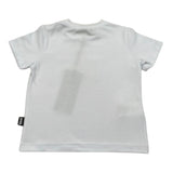 Daniele Alessandrini T-Shirt Girocollo Tinta Unita con Stampa per Neonato 1296M00270XX BIANCO DANIELE ALESSANDRINI 