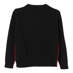 DIESEL maglia tinta unita girocollo con logo Nero per Bambino J02085X NERO DIESEL 