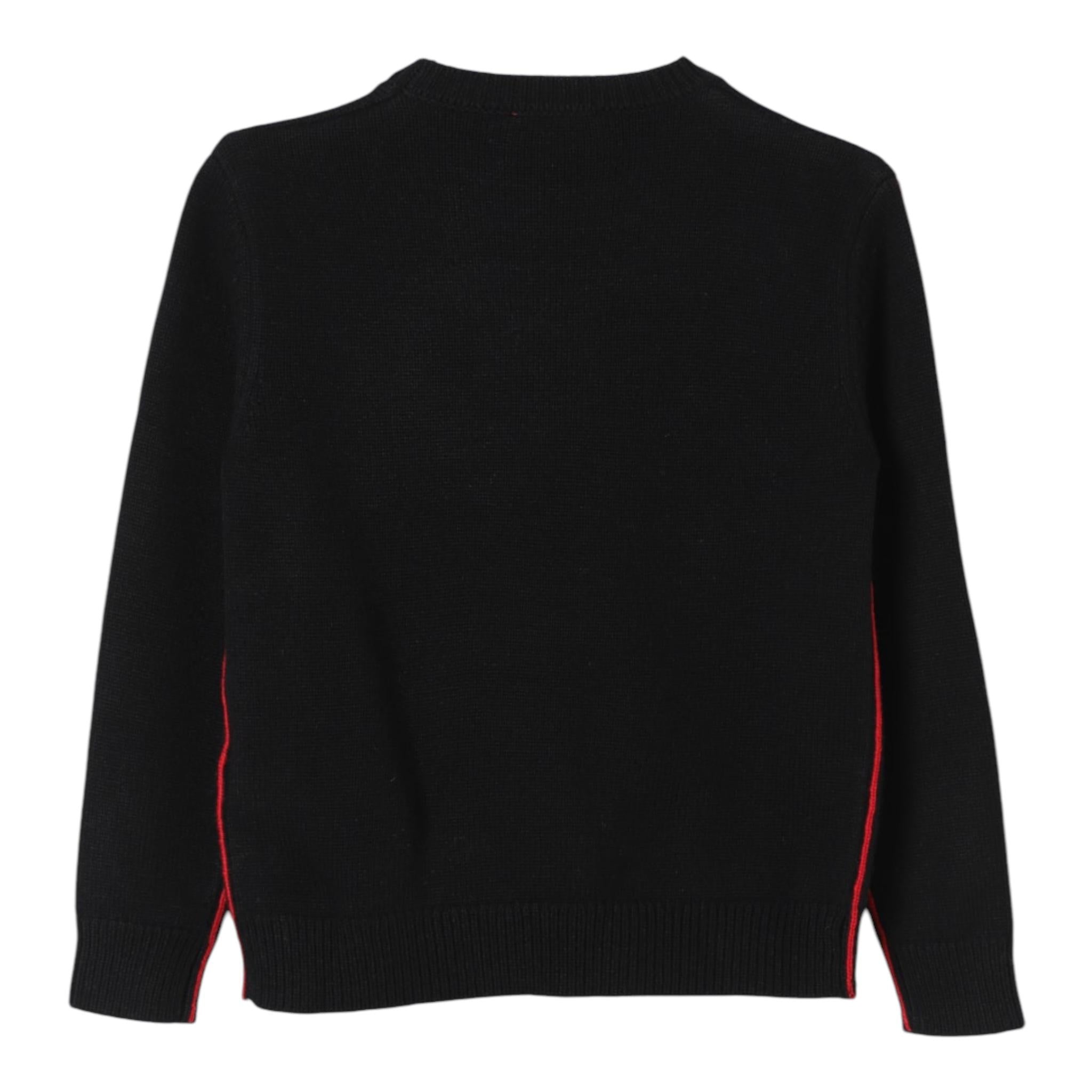 DIESEL maglia tinta unita girocollo con logo Nero per Bambino J02085X NERO DIESEL 