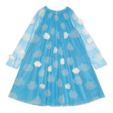 Stella Mccartney Abito Manica Lunga Tinta Unita per Neonata TV1110 AZZURRO STELLA McCARTNEY 