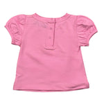 Moschino T-Shirt Girocollo Tinta Unita con Stampa per Neonata MLM02B ROSA MOSCHINO 