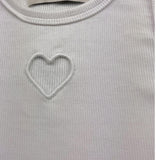 Replay Canotta Tinta Unita con Stampa per Bambina SG7632 BIANCO REPLAY 