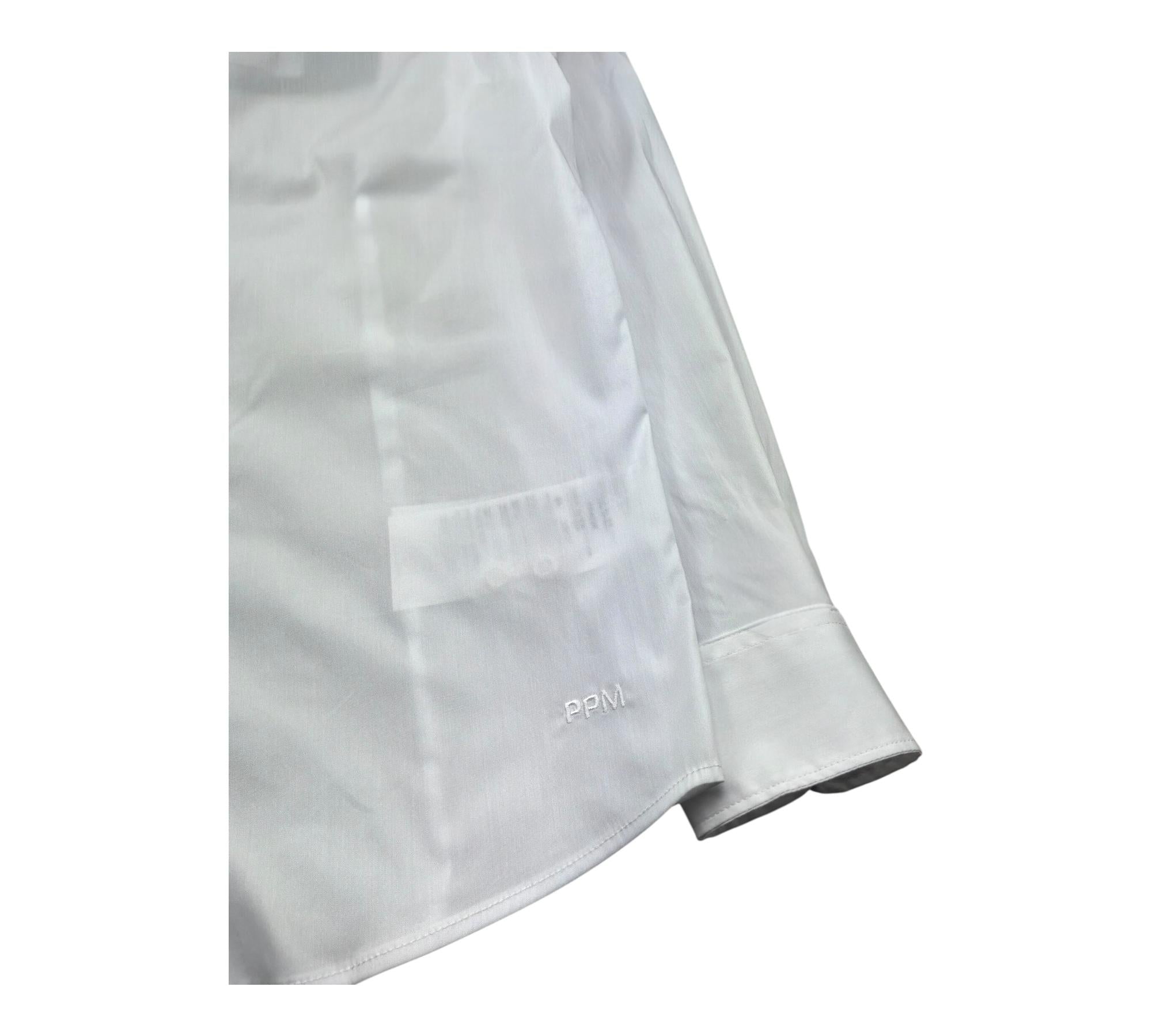 Paolo Pecora Camicia Manica Lunga Tinta Unita per Bambino PP4226 BIANCO PAOLO PECORA 