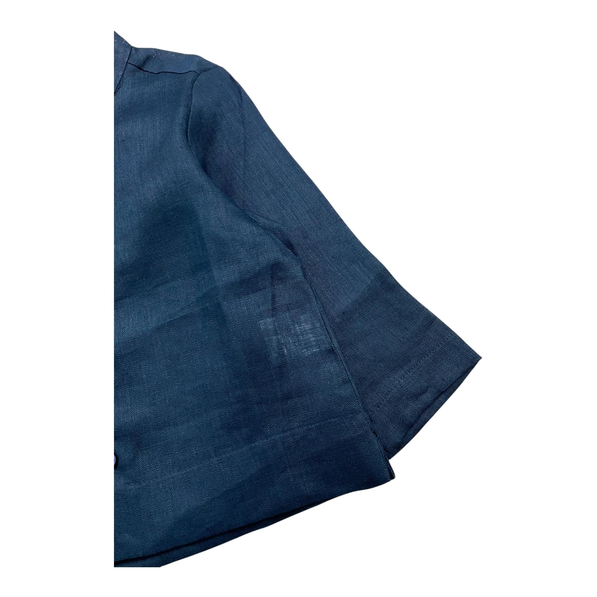 La Stupenderia Camicia Tinta Unita con Manica Lunga per Neonato TJCM7 BLU LA STUPENDERIA 