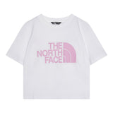 The North Face T-Shirt Girocollo tinta unita con Stampa Bianco per Bambina NF0A8DRQ9ZT BIANCO THE NORTH FACE 