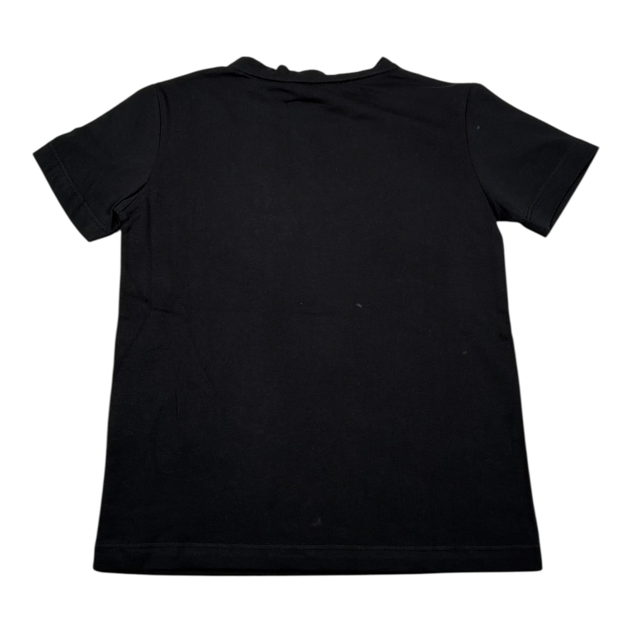 Just Cavalli T-Shirt Girocollo tinta unita con Stampa Nero per Bambino JMTS002 NERO JUST CAVALLI 