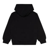 Diesel Felpa Chiusa con Cappuccio Tinta Unita per Bambina J01457X NERO DIESEL 