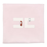 Elisabetta Franchi Coperta Tinta Unita con Logo per Neonata ENCO072 ROSA ELISABETTA FRANCHI 