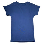 Moschino Abito Mezza Manica Tinta Unita con Stampa per Bambina HBV0EA BLU MOSCHINO 