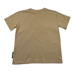 JOHN RICHMOND t-shirt girocollo tinta unita con stampa in contrast Beige per Bambino RBA25008TS BEIGE JOHN RICHMOND 